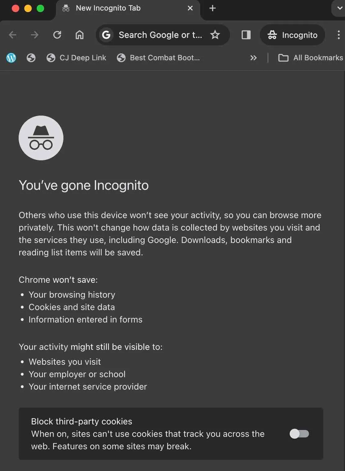 Incognito does not hide your browsing history from the router Incognito does not hide your browsing history from the router